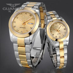 GUANQIN Luxury Lovers watches Original Top Brand Luxury Couple Watches WristWatch Fashion Waterproof Men and Women  Wristwatches