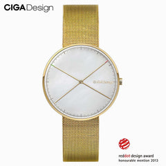 CIGA DESIGN CIGA Quartz Watch Star Watch Womens Simple Fashion Ladies Watch Wins Red Dot Design Award X series