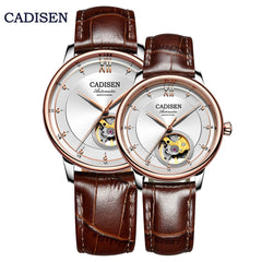 CADISEN men's watches top brand luxury automatic watch Couple mechanical Ladies for Lover Clock MIYOTA 90S5 Ultra-thin Watches