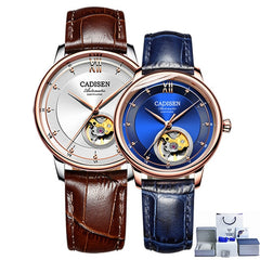 CADISEN men's watches top brand luxury automatic watch Couple mechanical Ladies for Lover Clock MIYOTA 90S5 Ultra-thin Watches