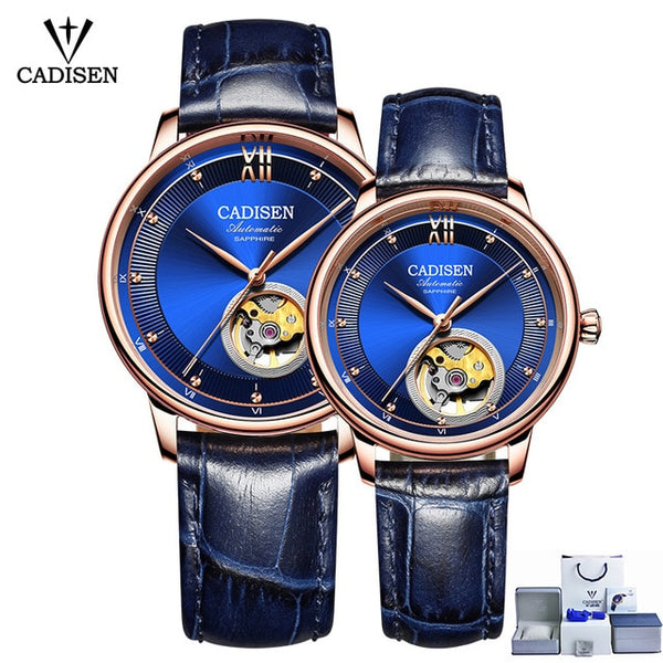 CADISEN men's watches top brand luxury automatic watch Couple mechanical Ladies for Lover Clock MIYOTA 90S5 Ultra-thin Watches