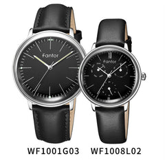 Fantor Top Brand Fashion Luxury Couple Watches Pair Quartz Chronograph Waterproof Watch for Lovers Man Woman Gift Set with Box