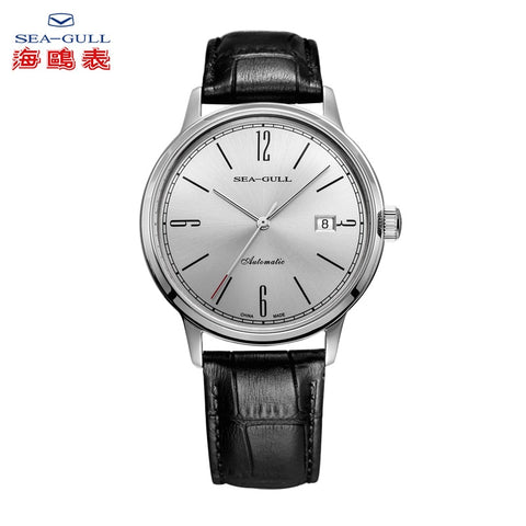 seagull Couple watch automatic mechanical watches vintage watch Water-proof Business watch Thin and light Simple watch D819.637