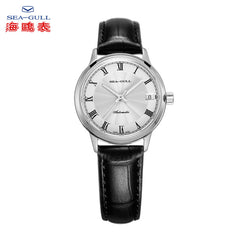 seagull Couple watch automatic mechanical watches vintage watch Water-proof Business watch Thin and light Simple watch D819.637