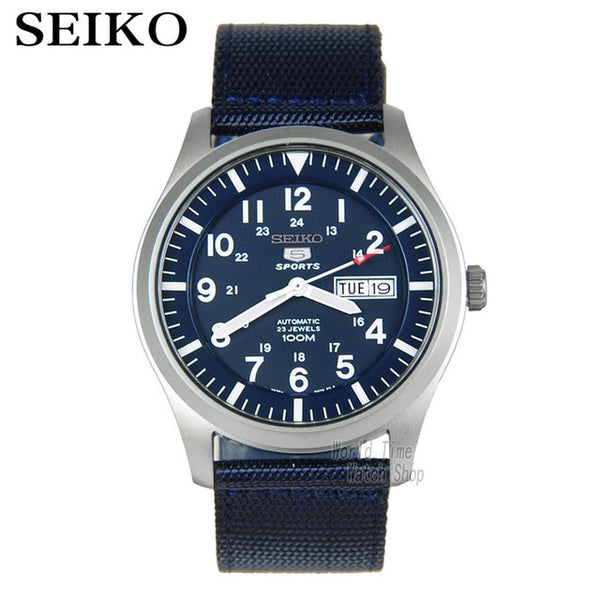 seiko watch men 5 automatic watch Luxury Brand Waterproof Sport Wrist Watch Date mens watches diving watch relogio masculin SNZG